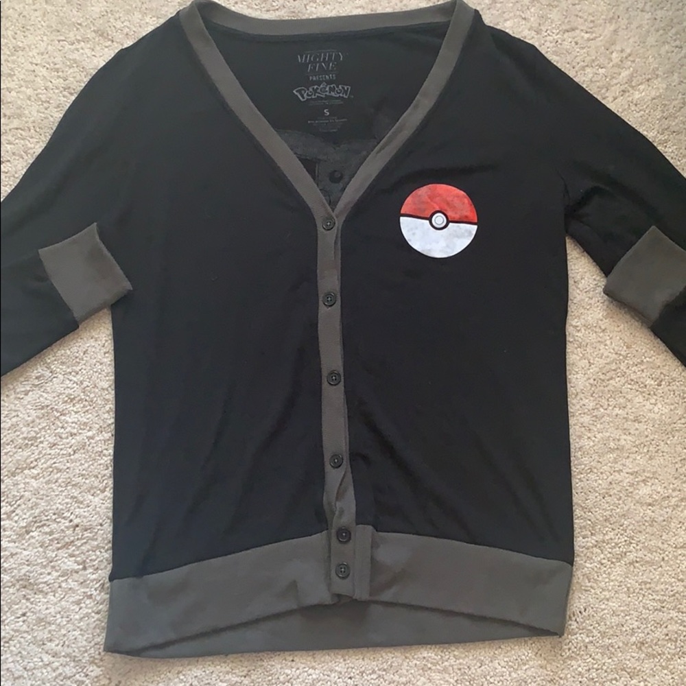 Pokémon button-up cardigan